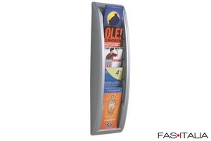 Modulo a 5 tasche f.to 1/3 di A4 - alluminio Modulo a 5 tasche f.to 1/3 di A4 - alluminio